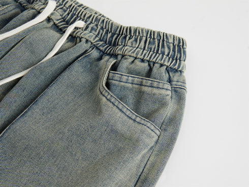 Unisex Fashion Straight Denim Pants